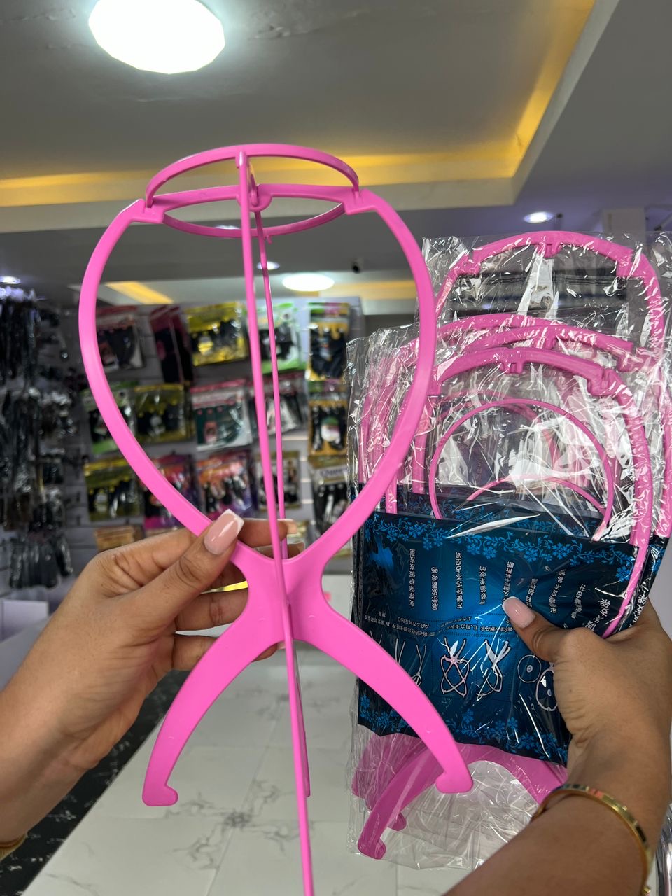 Plastic Wig Stand