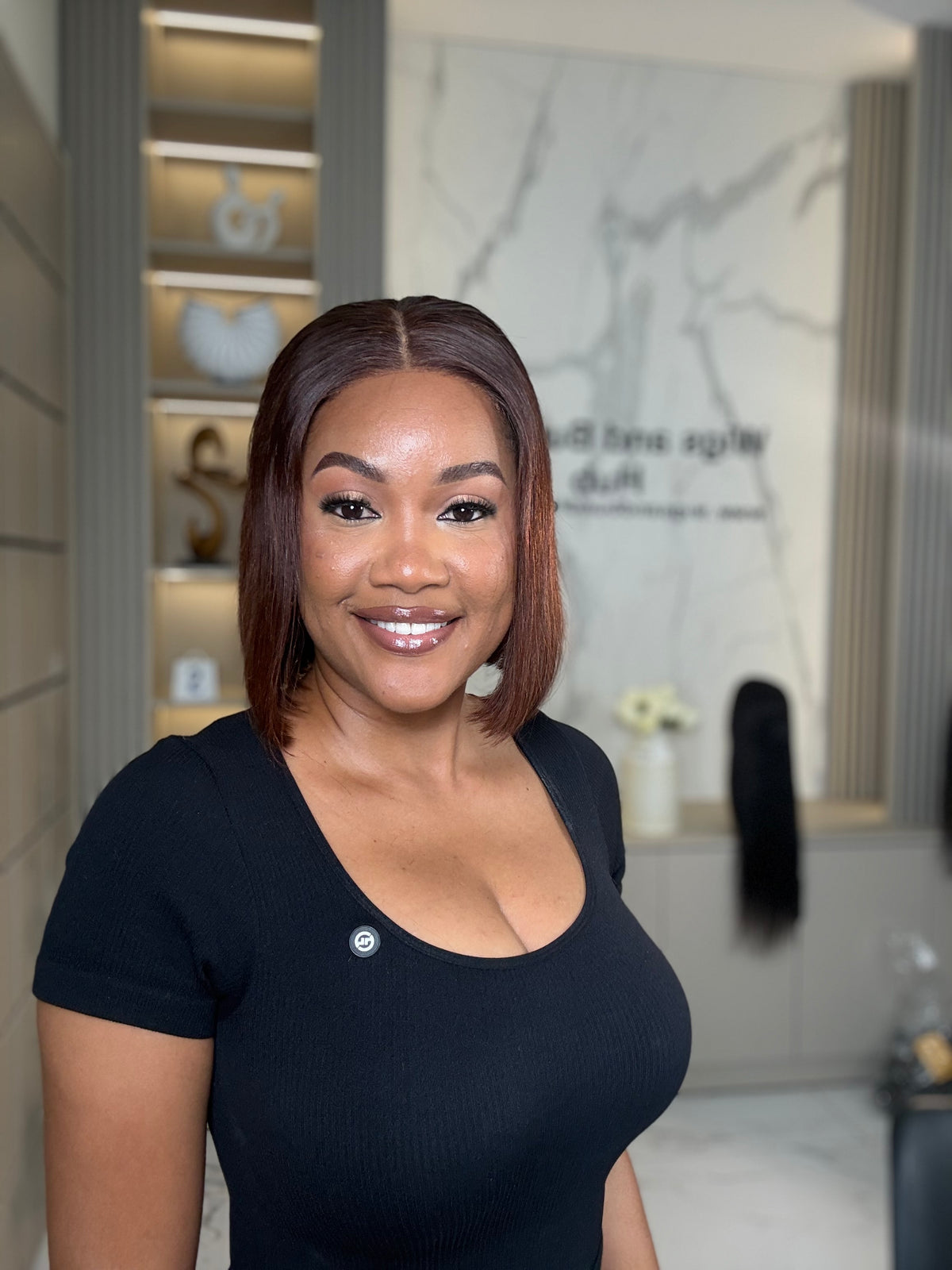 Affordable 4/4 Bob In All Brown