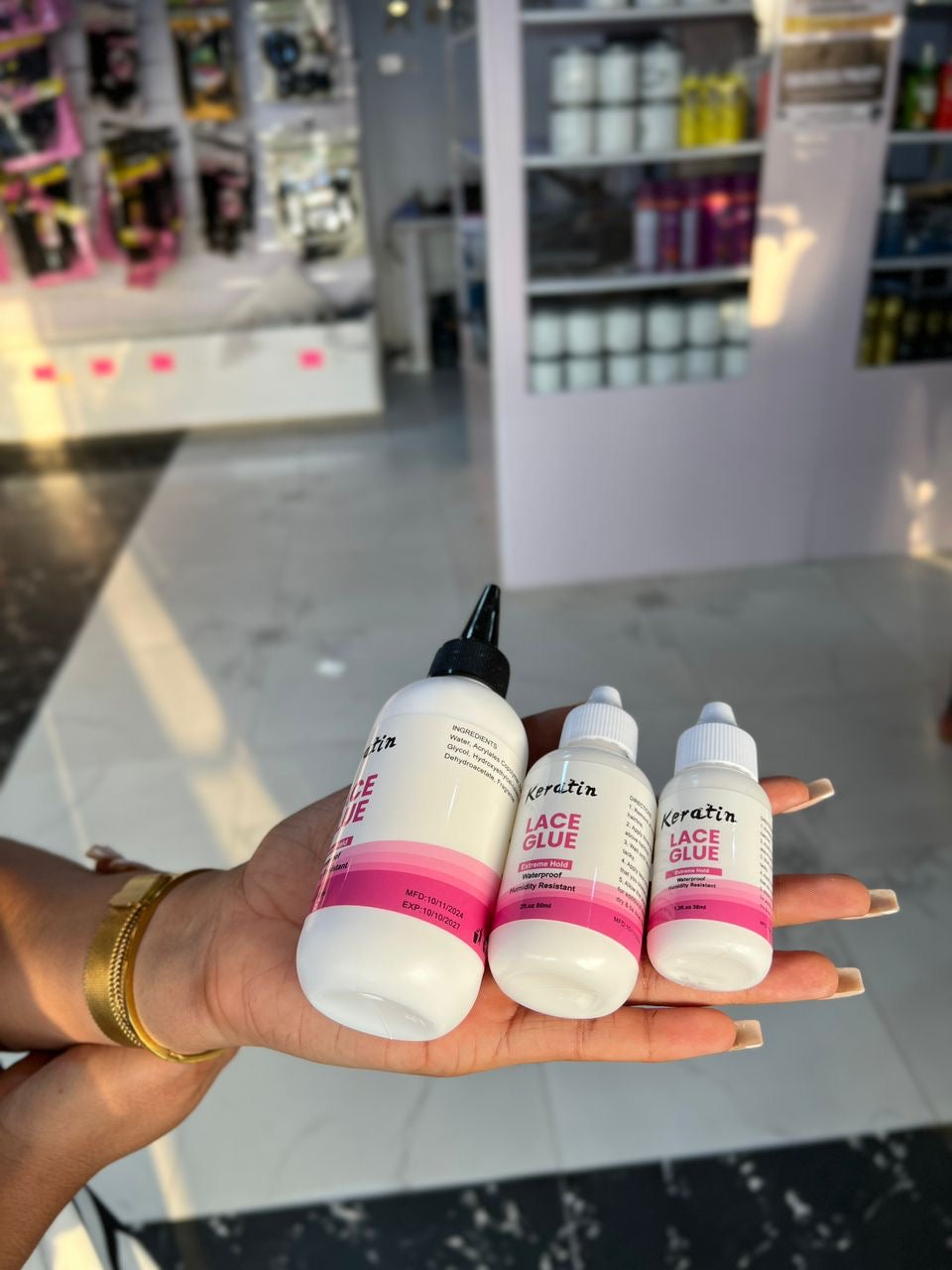 Keratin Lace Glue In Sizes