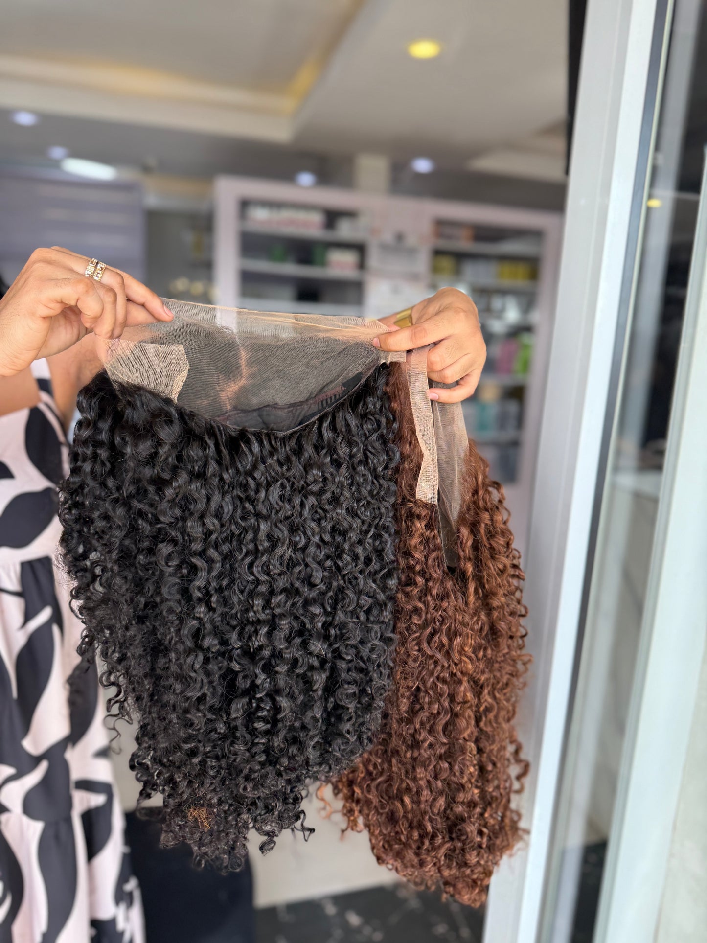 Luxury Baby Curls 13/4 Frontal Wigcap Very Full