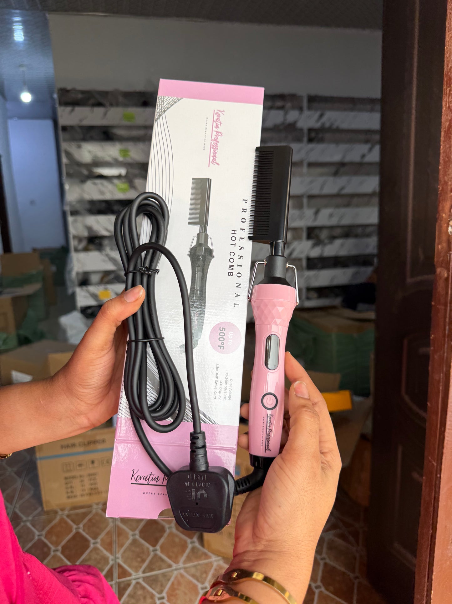 Keratin Professional Hot Comb