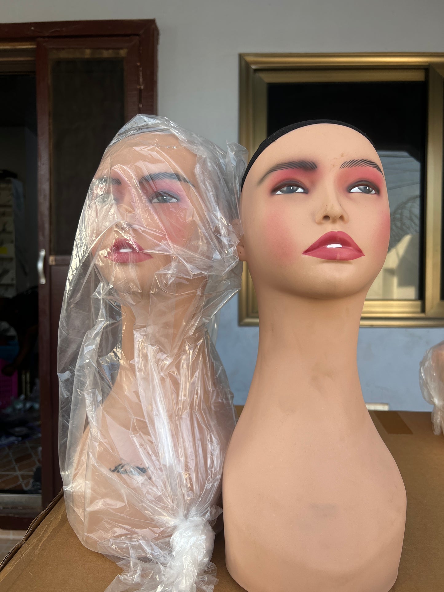 Long Neck Pierceable No Shoulder Mannequin