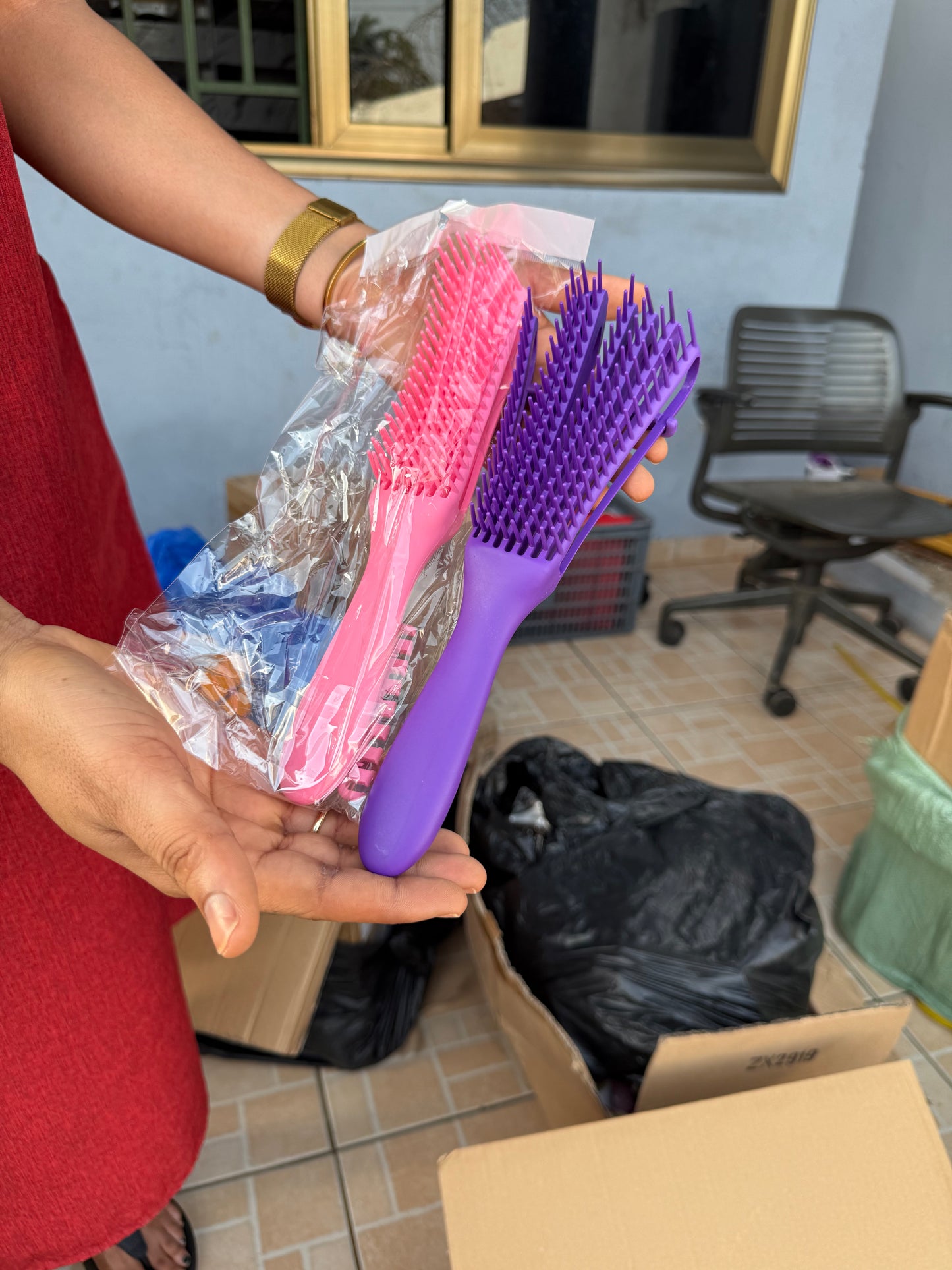 Rake Hair Brush for Detangling Curls