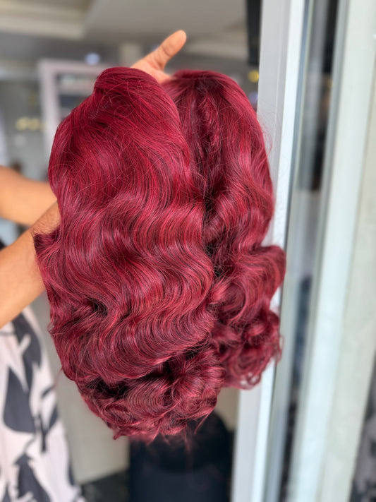 Luxury Loose Bodywave In 99j Frontal Wig