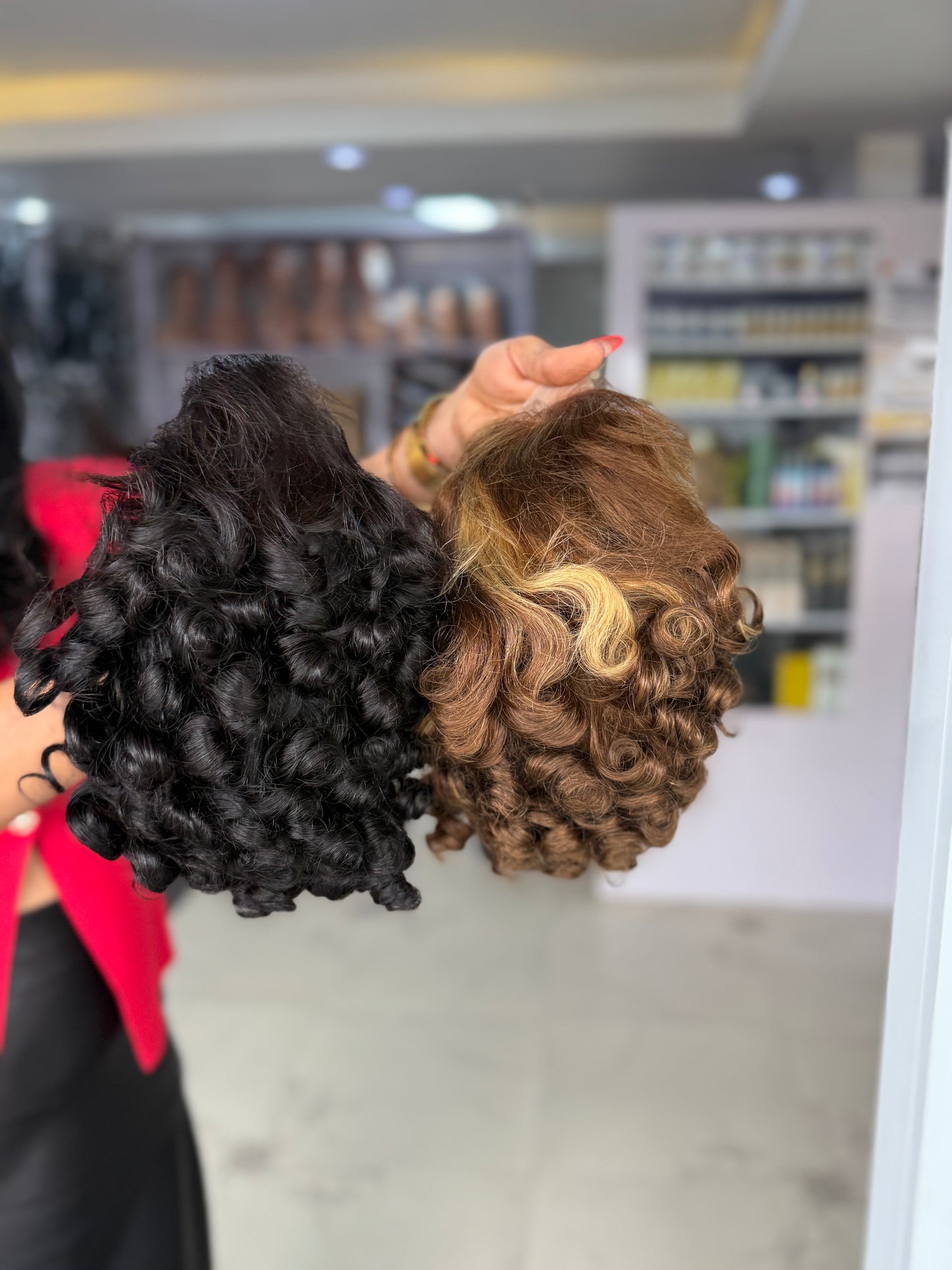 Mini Curls Frontal Wigcap