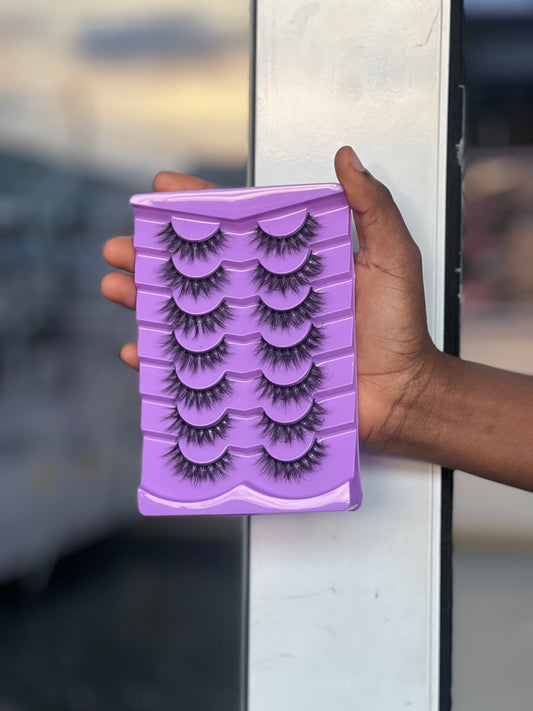 Strip Lash ,7set, 9different design