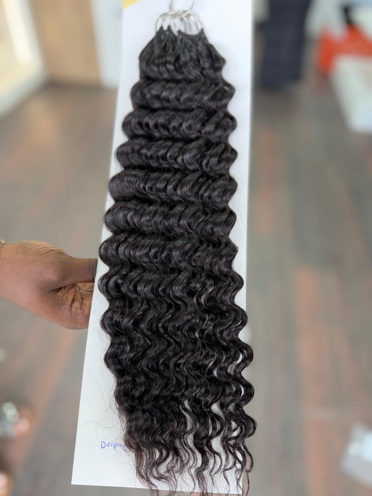 Feather Crochet In Deepwave (Single Drawn)