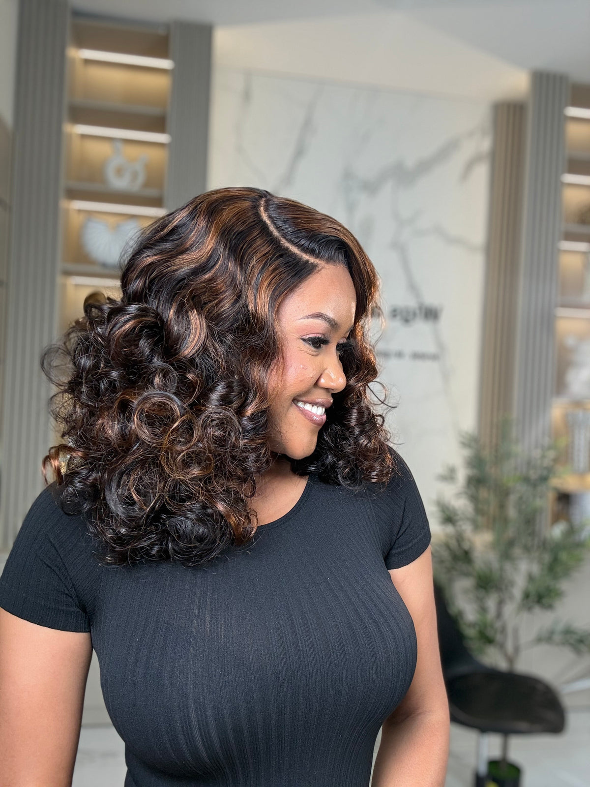 Pride Bounce In Black With Brown Highlight