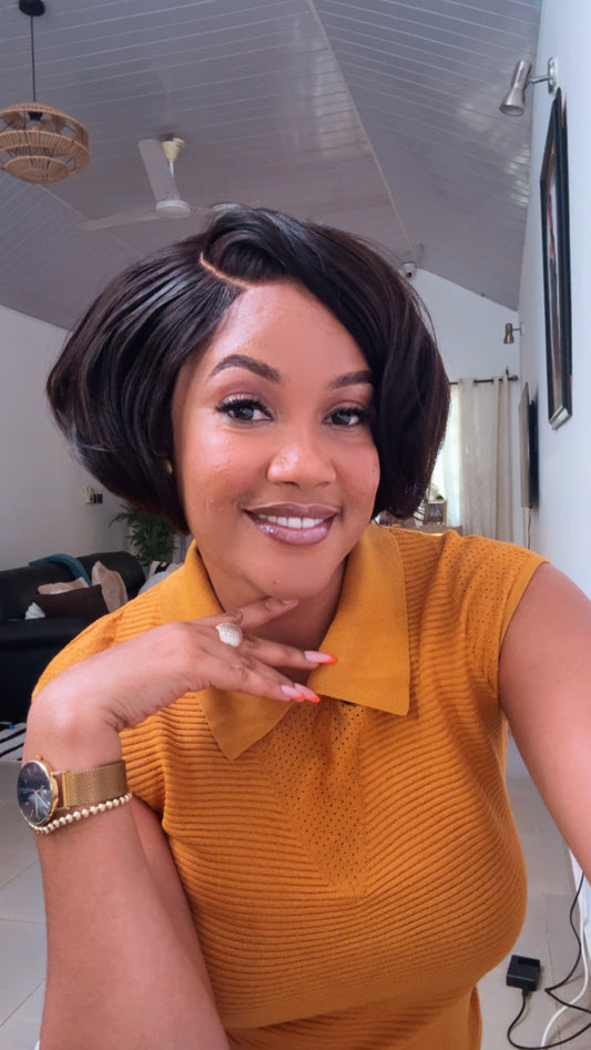 Archy Cut Closure Wig Very Full