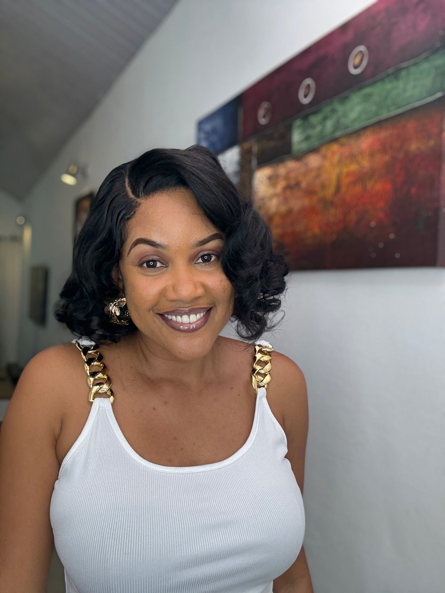 Lily Affordable Bounce 4/4 Closure Wig