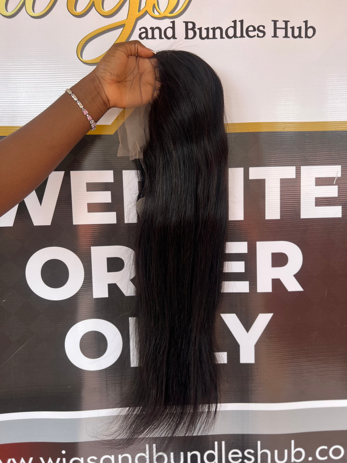 Transparent Swiss Lace Frontal Long