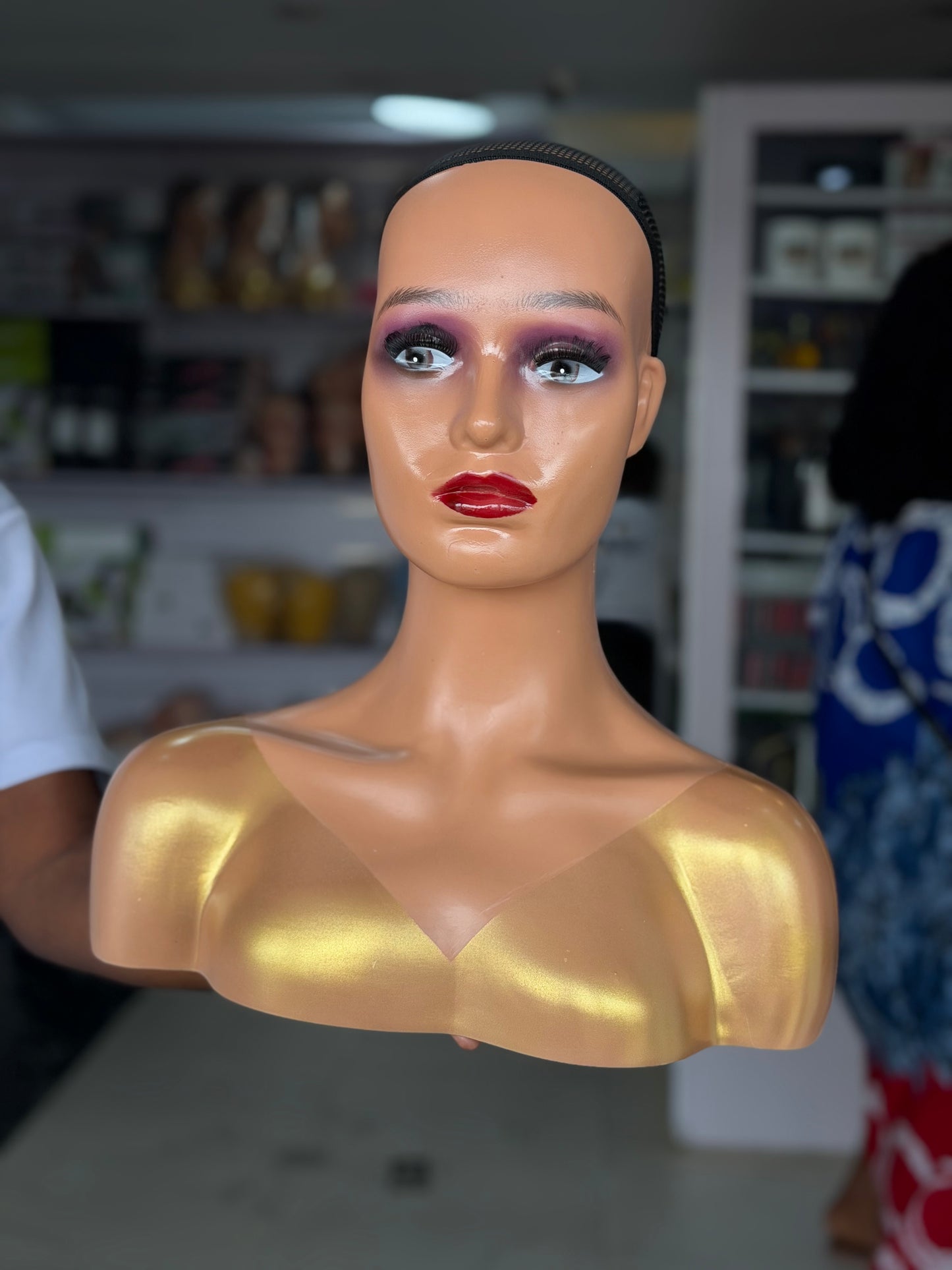 Colorful Non Pierceable Full Shoulder mannequin