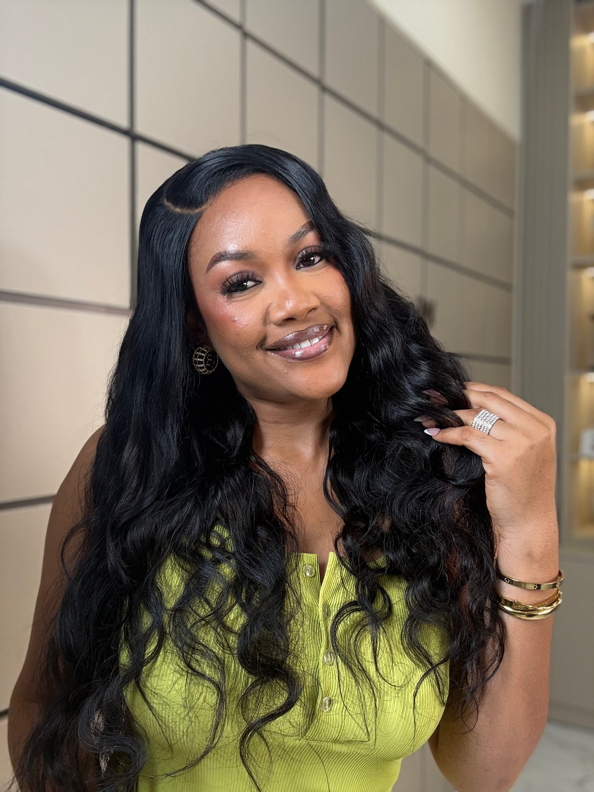 Simple Bodywave Closure wig