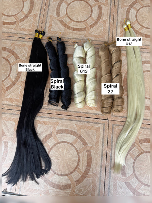 Extension Data File Spiral and Bone Straight Braiding Extension – Wigs and Bundles Hub