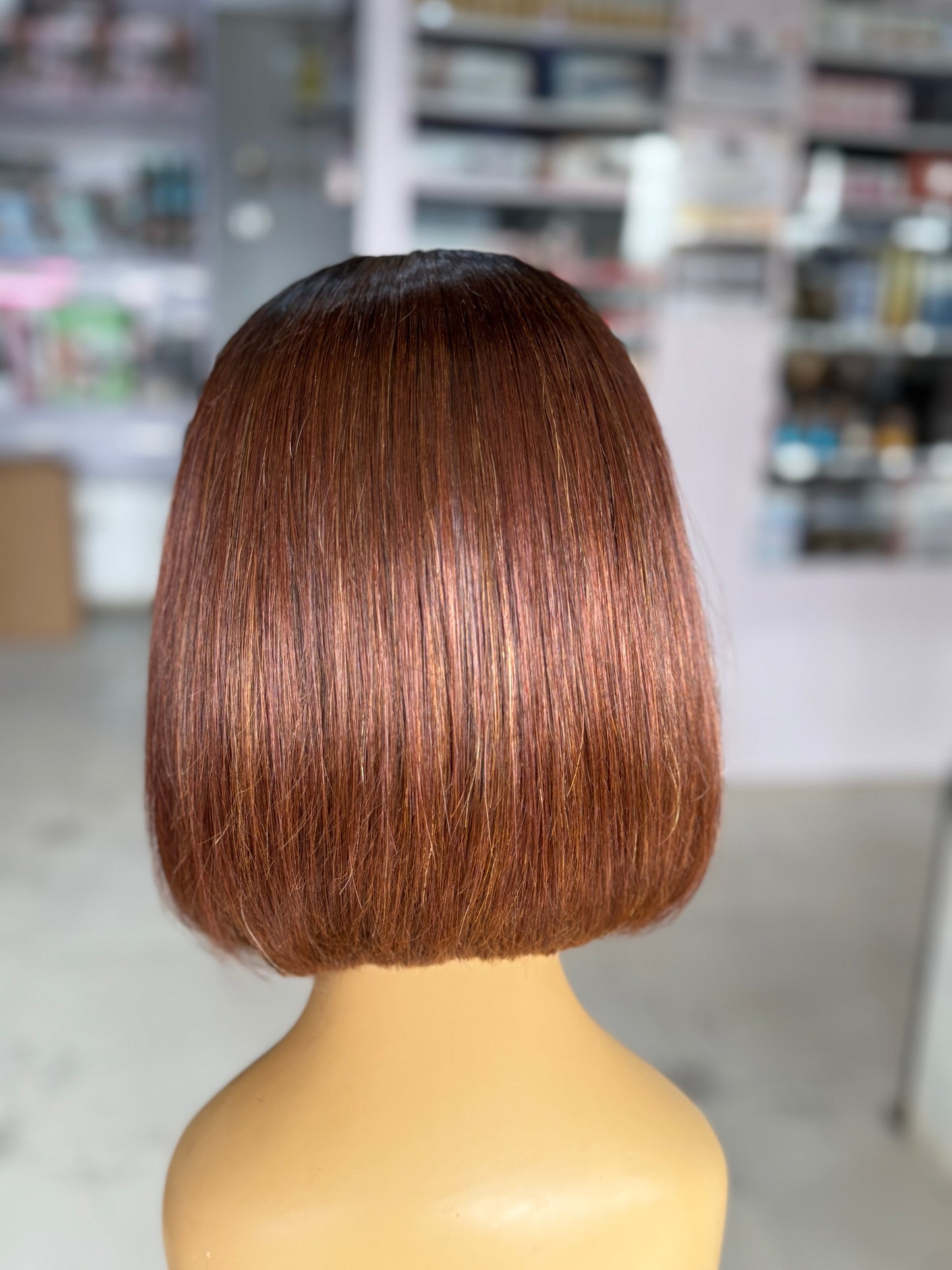 Factory Made 5/5  Bone Straight in Choco brown +black root