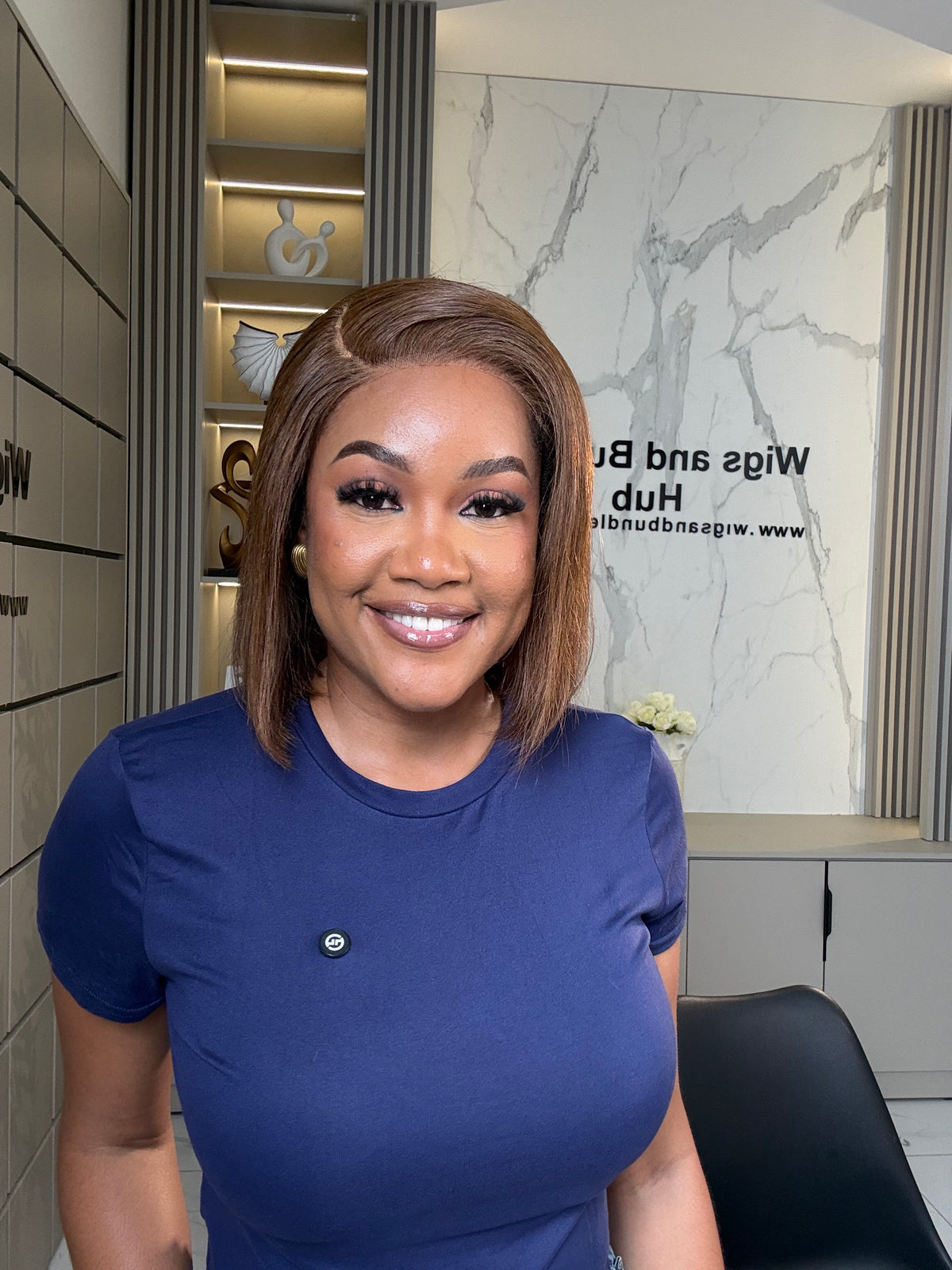 Honey Blonde Closure Bob Wig