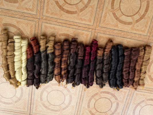 Spiral Braiding Extension In Colors