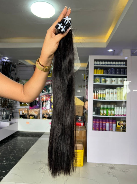 Super Double Drawn Luxury Straight Bundles SDD 12a