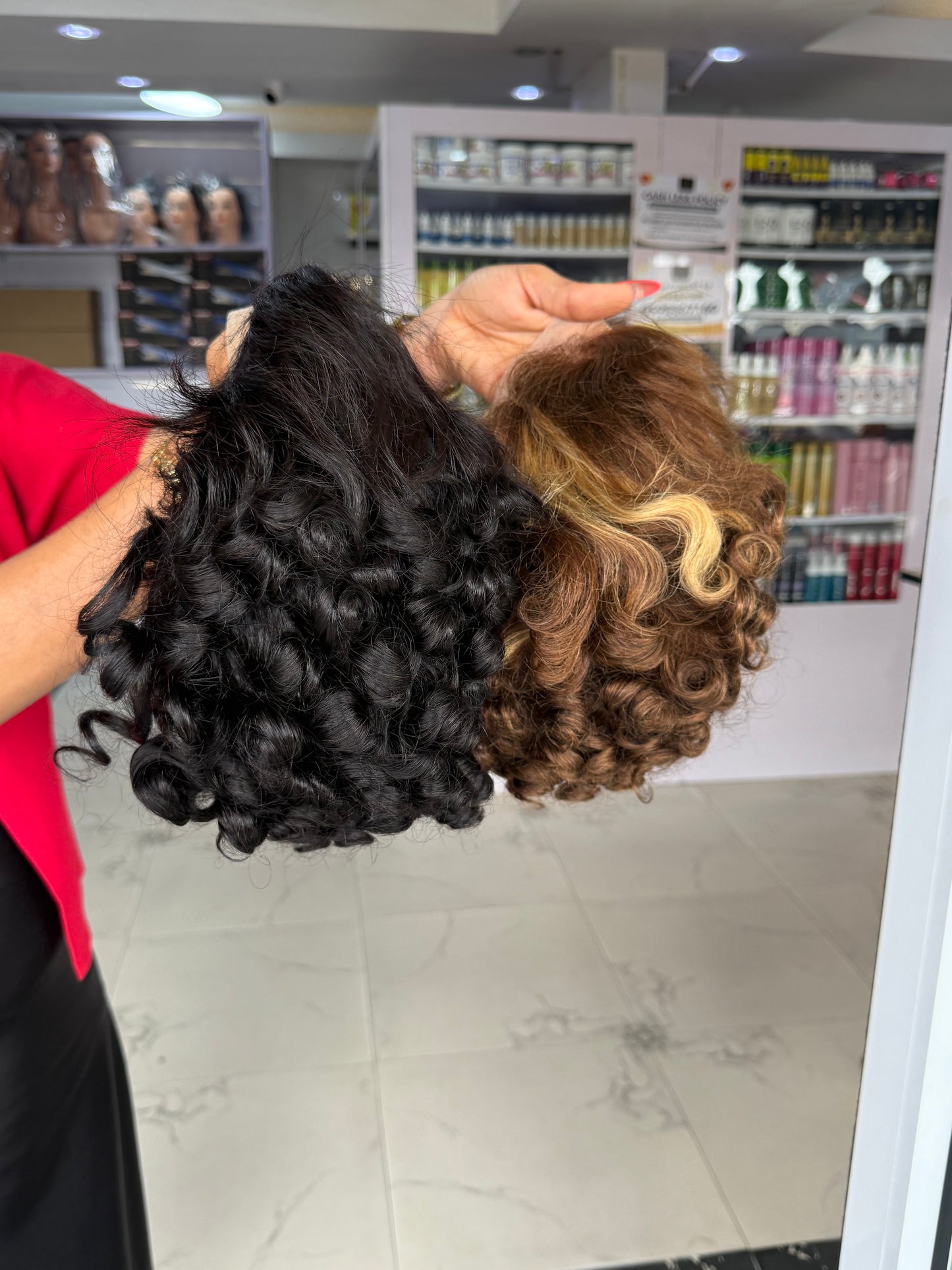Mini Curls Frontal Wigcap