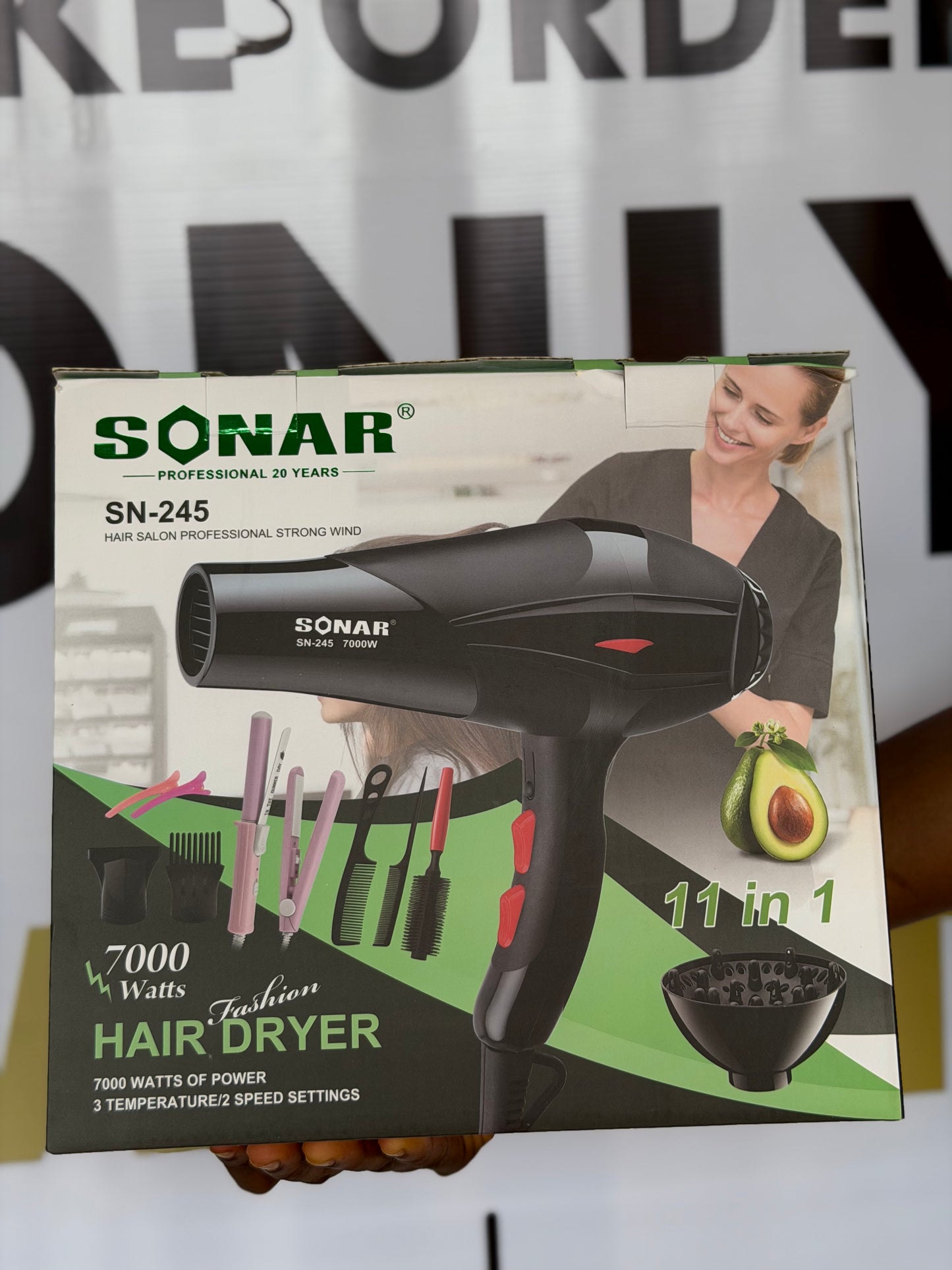 Sonar SN245 Dryer Set
