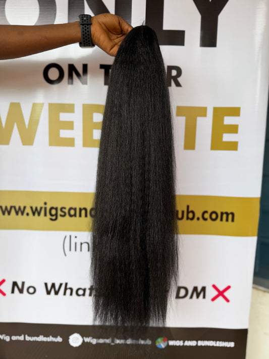 Yaki Detachable Ponytail Black