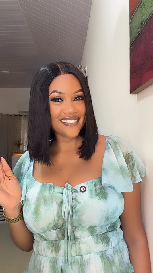 2/6 Double Drawn Bob Kim K Closure