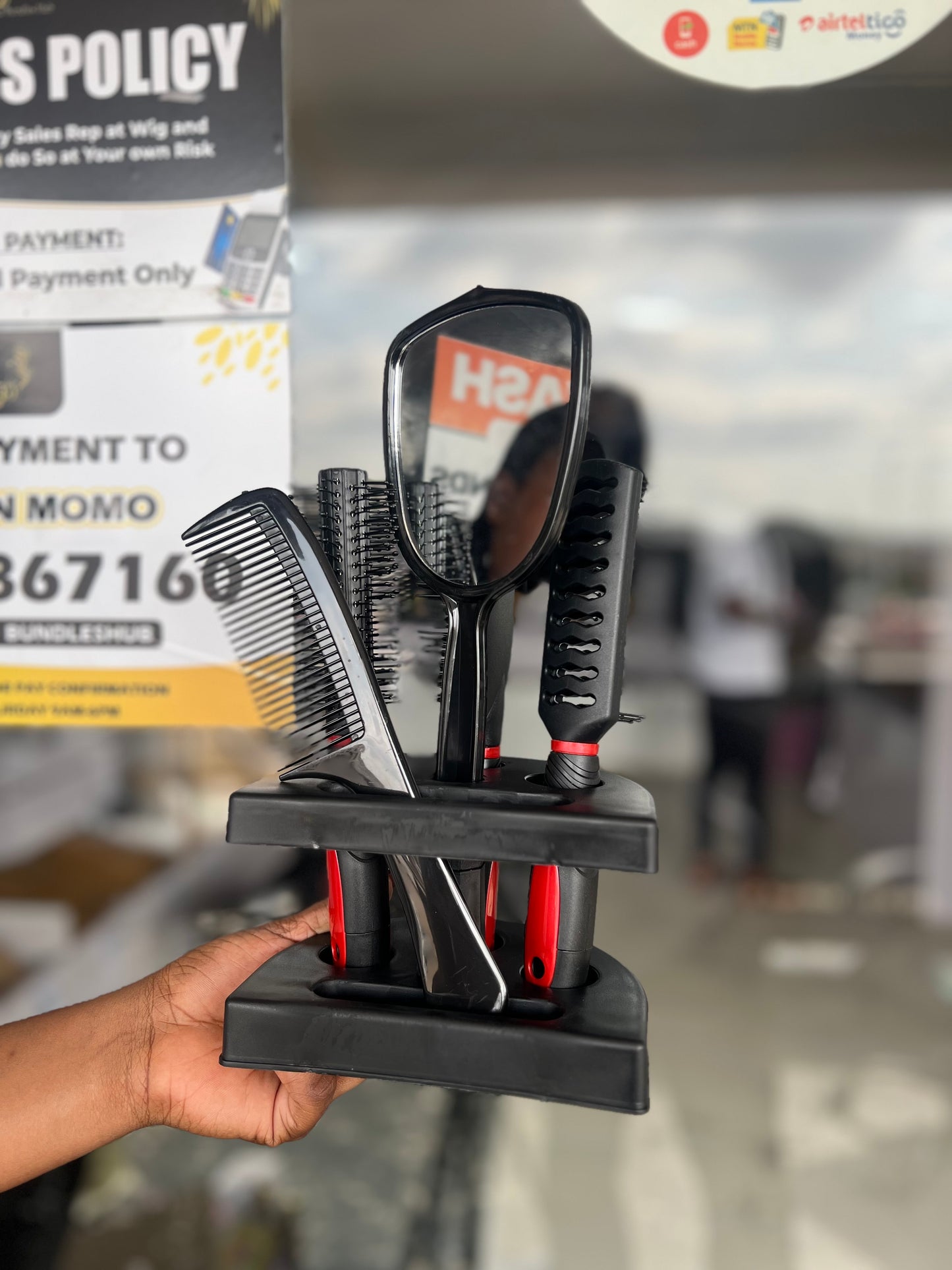 5in1 Comb Set On Stand