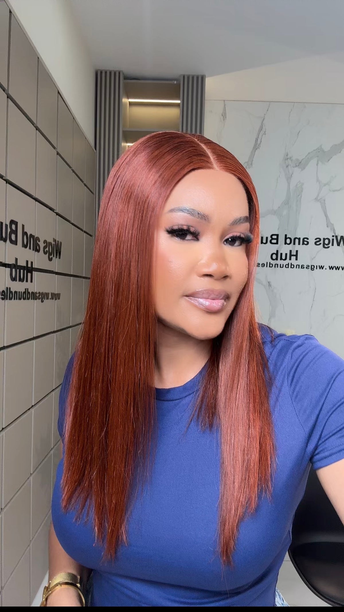 Double Drawn Ginger Closure Wigcap