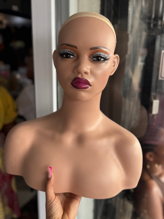 Full Shoulder Non Pierceable with Eye shadow Mannequin