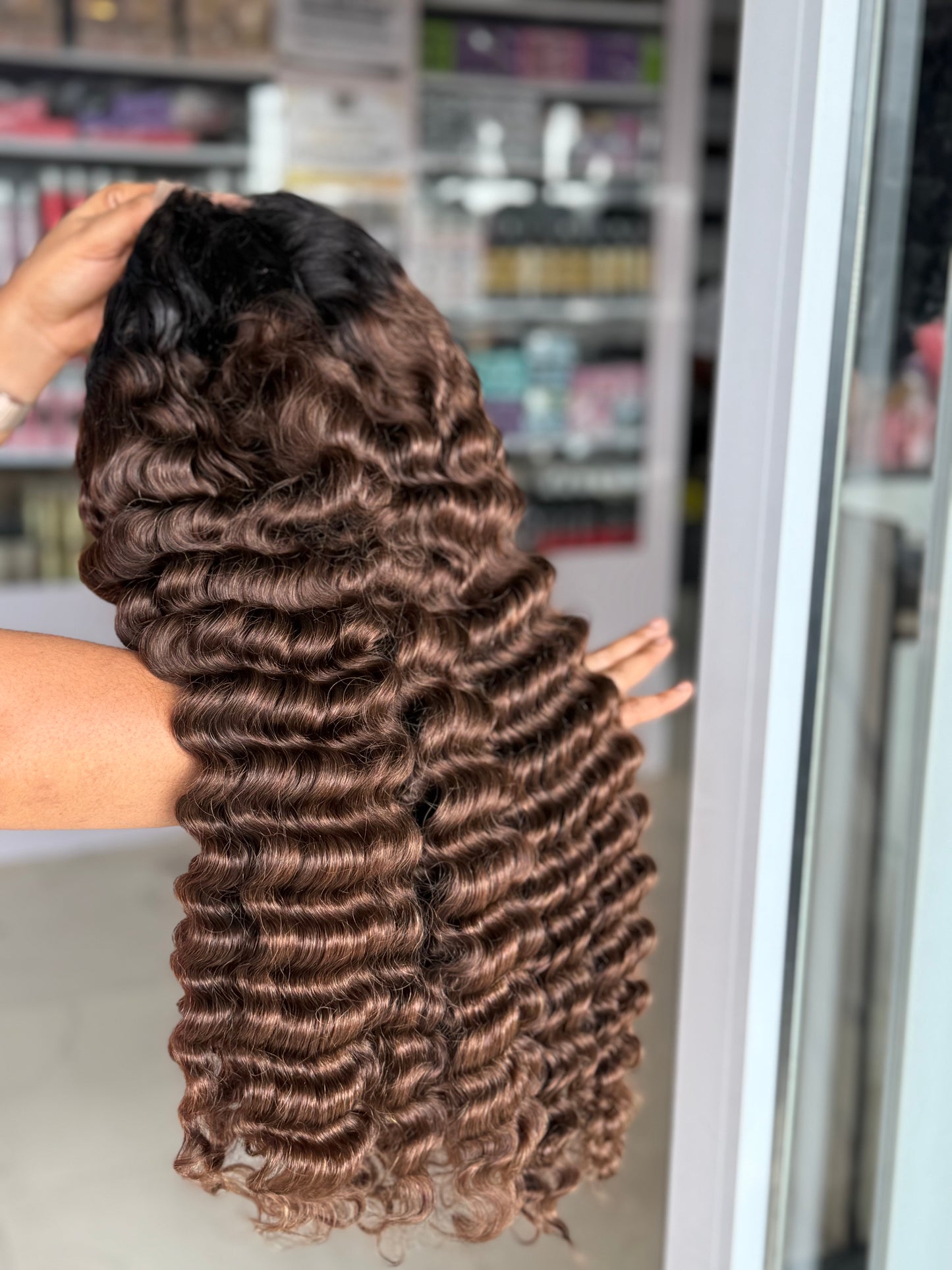 Vietnamese Deepwave In Brown Frontal Wigcap