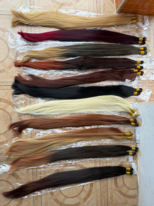 Bone Straight Braiding Extensions In Colors