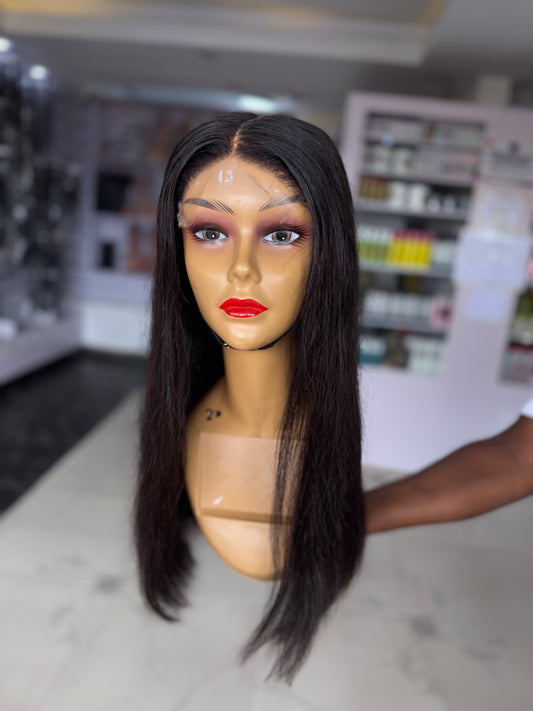 Chinese SDD Bone Straight 5/5 HD Closure In Black