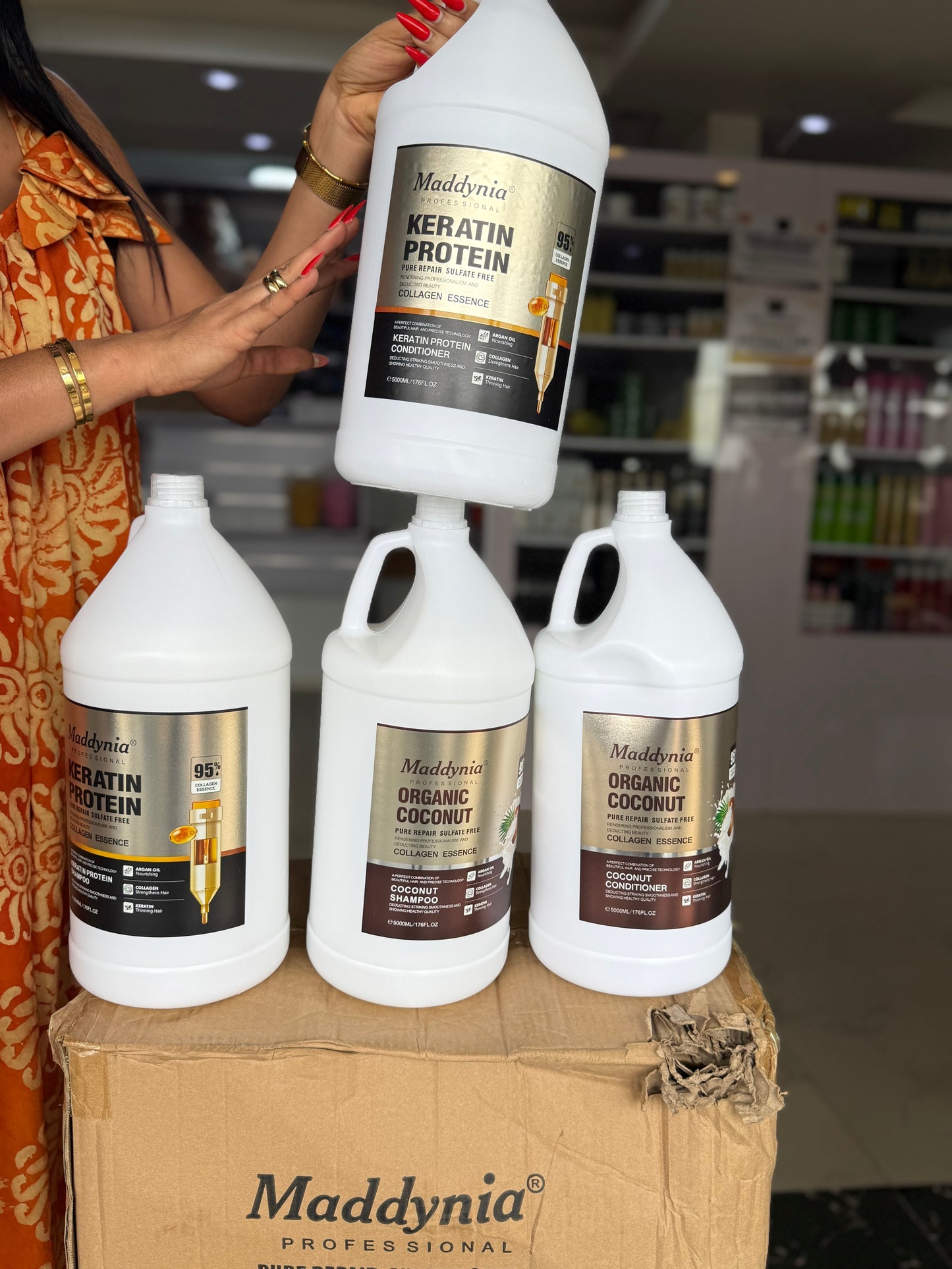 Maddynia Shampoo & Conditioner In Gallon Size 5000ML
