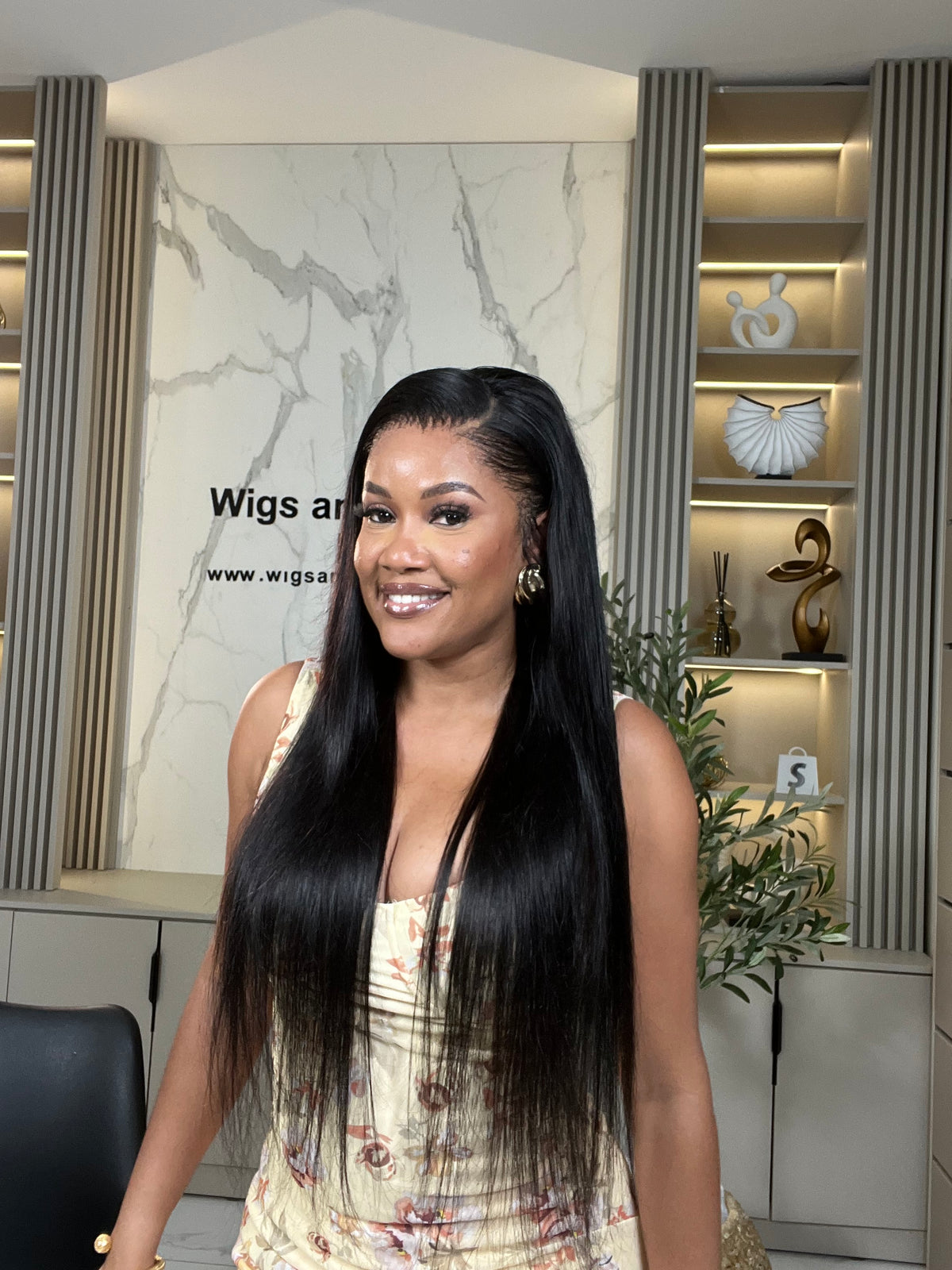 Simple Brazilian Frontal Straight wigcap