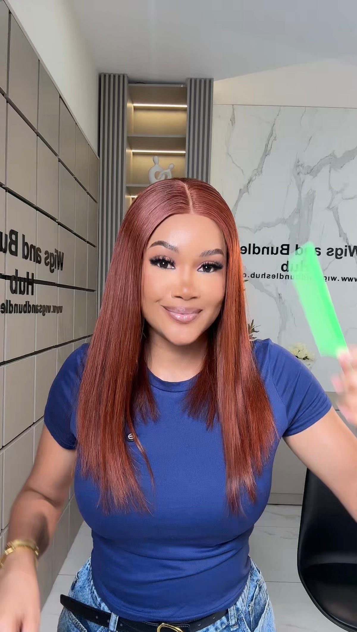Double Drawn Ginger Closure Wigcap
