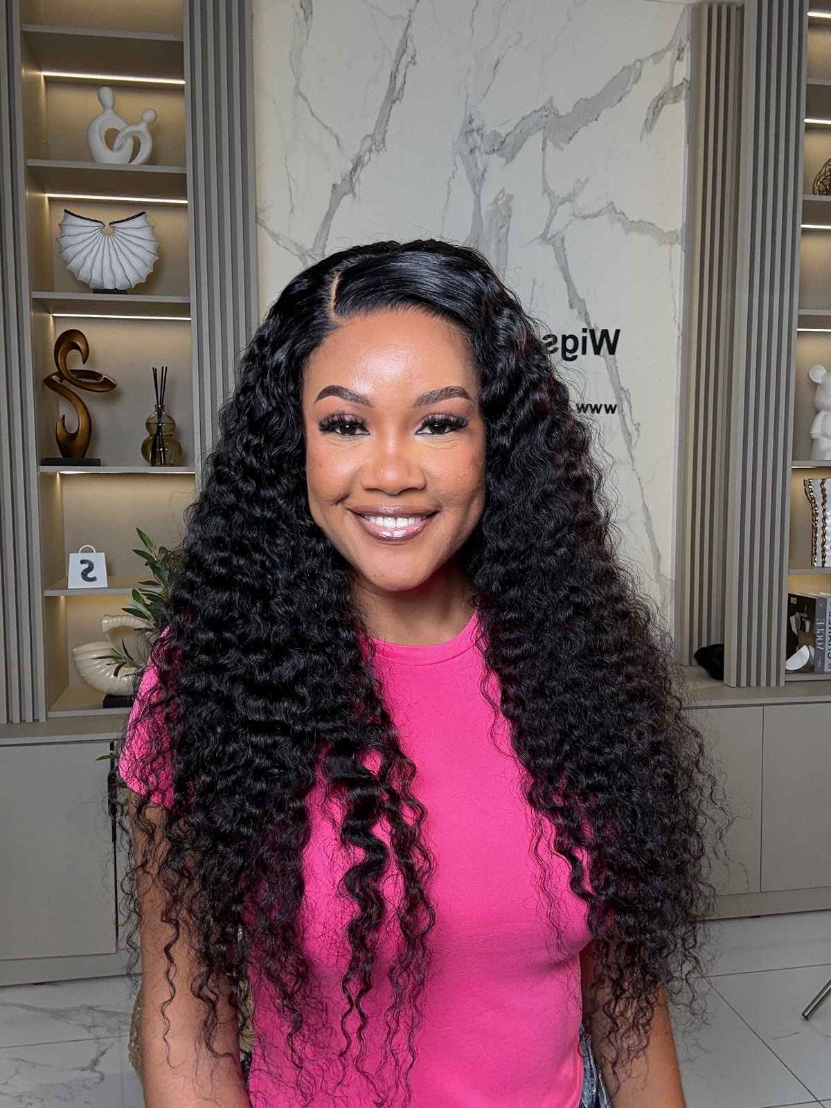 Crave Water Curls Closure  Wigcap