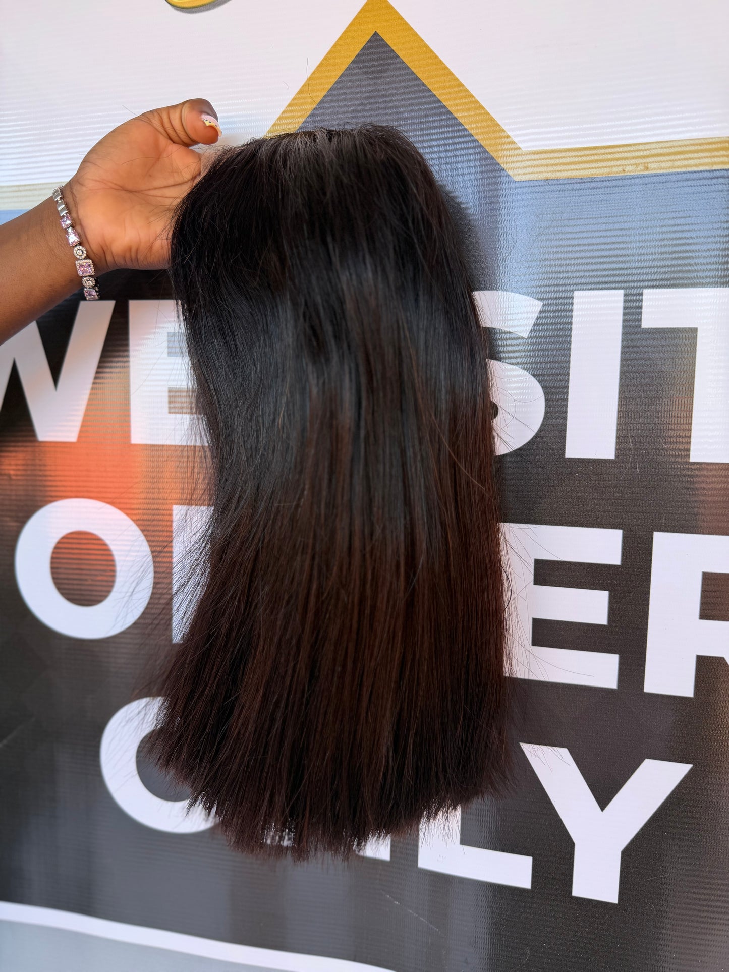 Queen Raw Donor Black 4/4 Closure