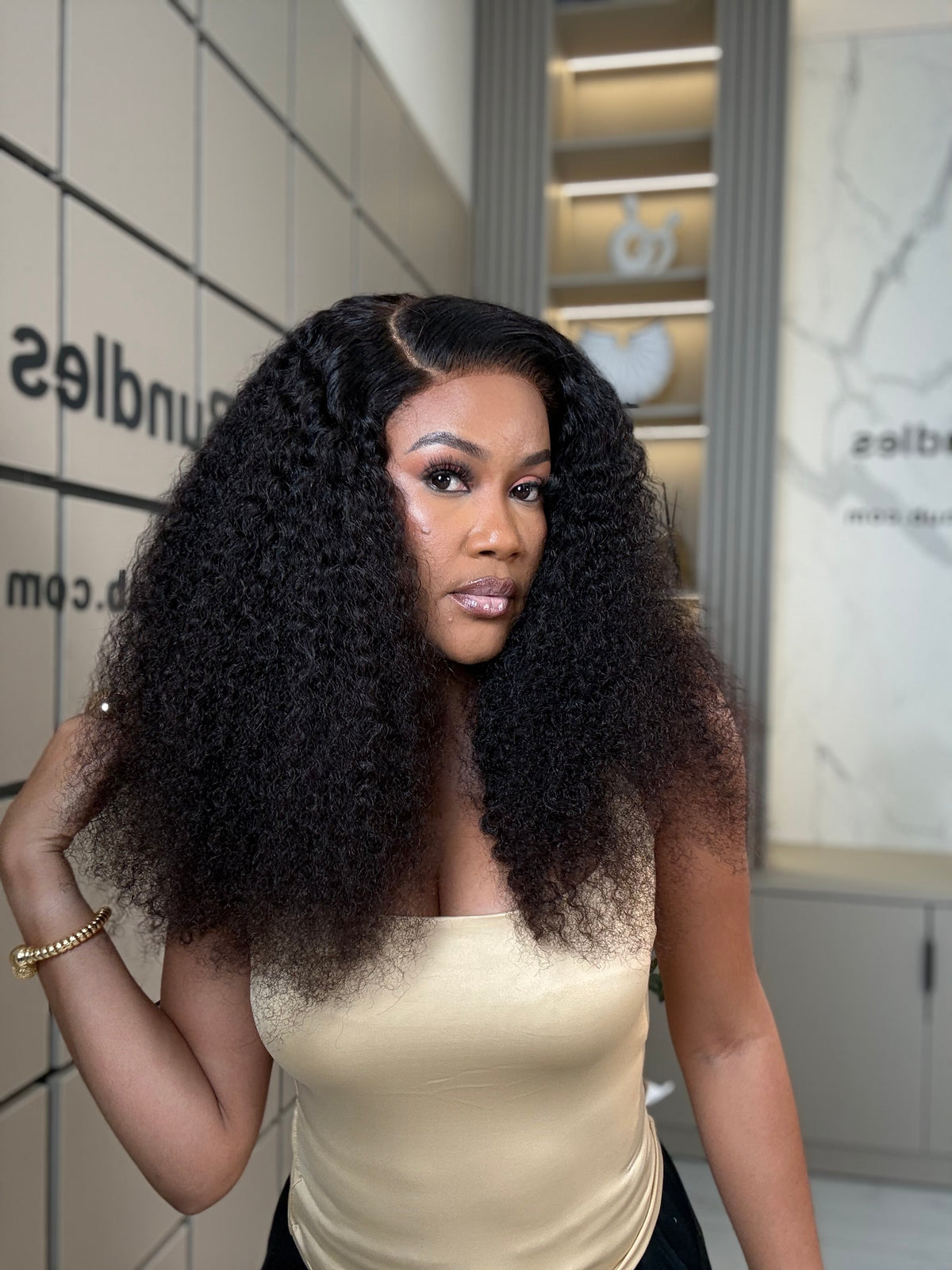 Big Volume Curls Closure Wig