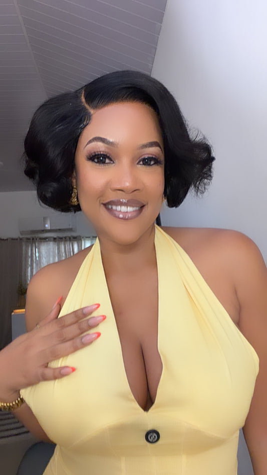 Monroe Black Closure Curls