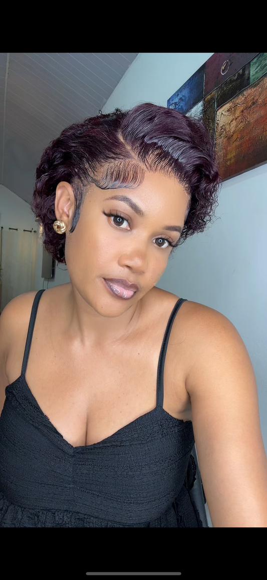 Ewura Pixie Curls in 99j (13/4 frontal)