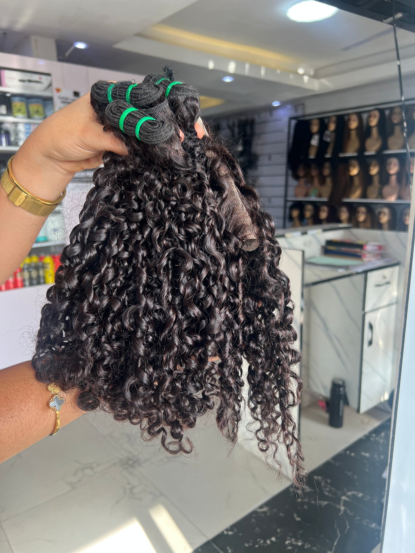 Luxury DD Pixie Curls Bundles Set (3Bundles + Closure)