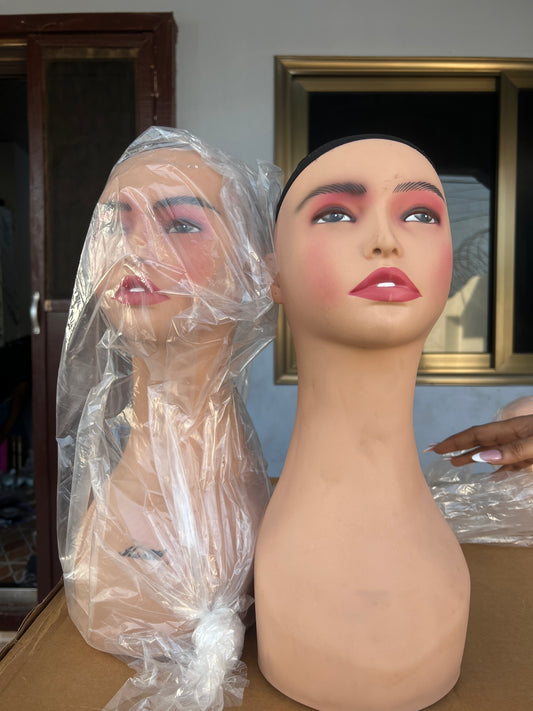 Long Neck Pierceable No Shoulder Mannequin