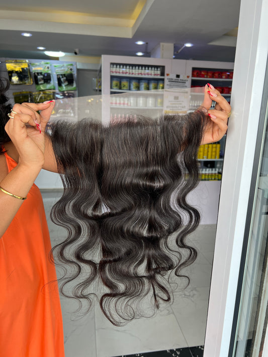 Super Double Drawn (SDD) Bodywave 13/4 Frontal Only